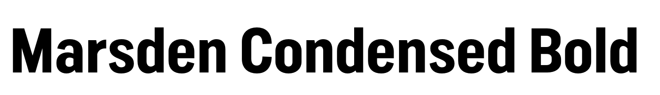 Marsden Condensed Bold